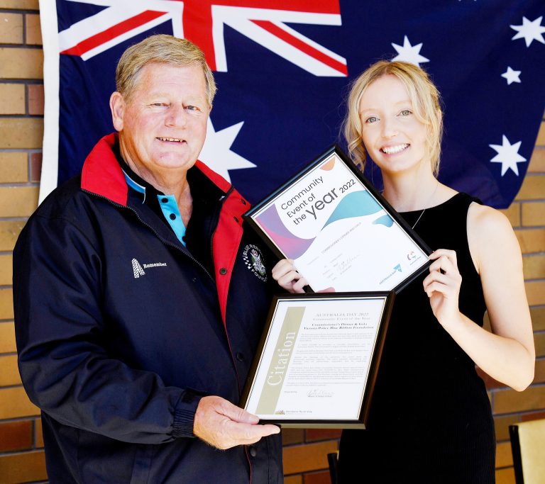 Australia Day Award Blue Ribbon Foundation Horsham Victoria Police
